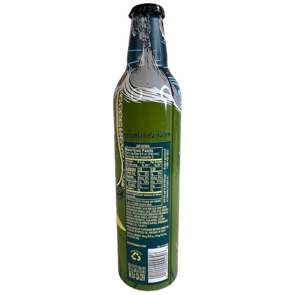 Mountain Dew Bottle Aluminum Octopus Green Label Art Stephen Bliss Empty - Picture 4 of 8